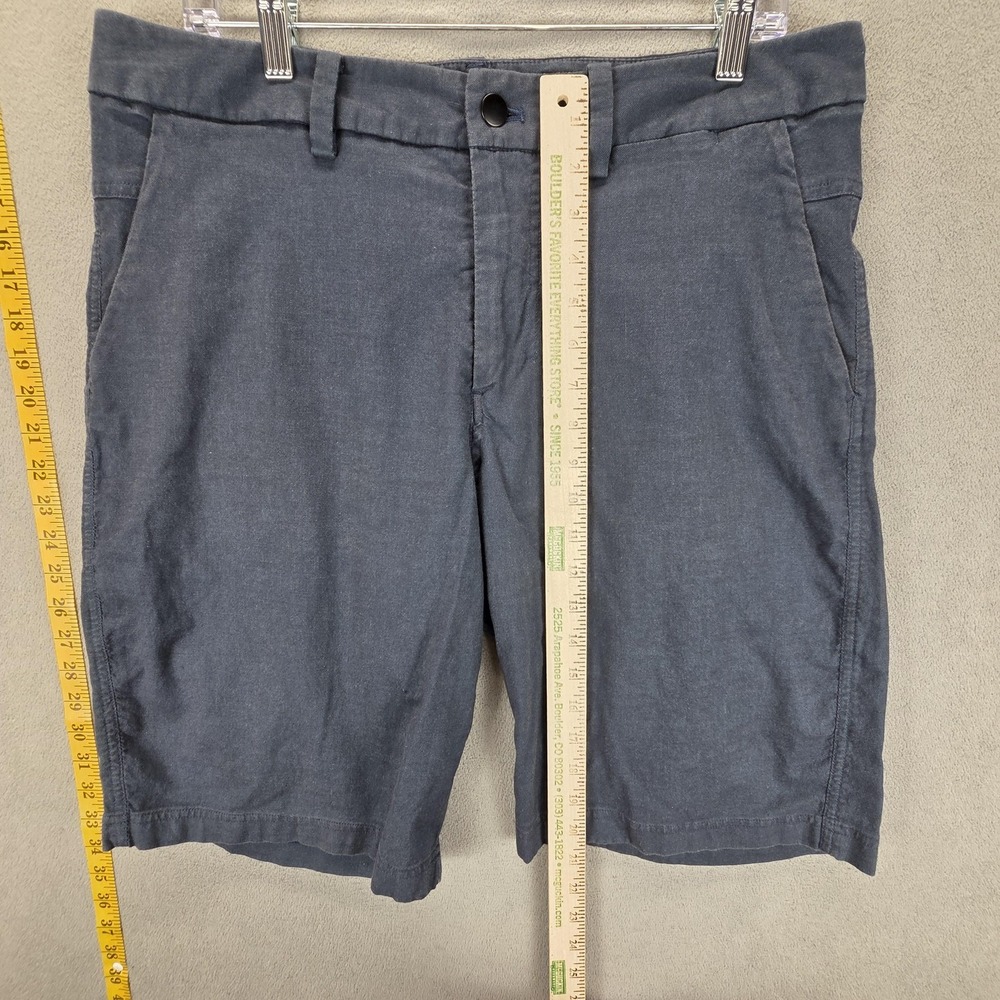 Lululemon Shorts Mens 36 Gray Commission Chino Canvas Casual Stretch - Picture 3 of 8